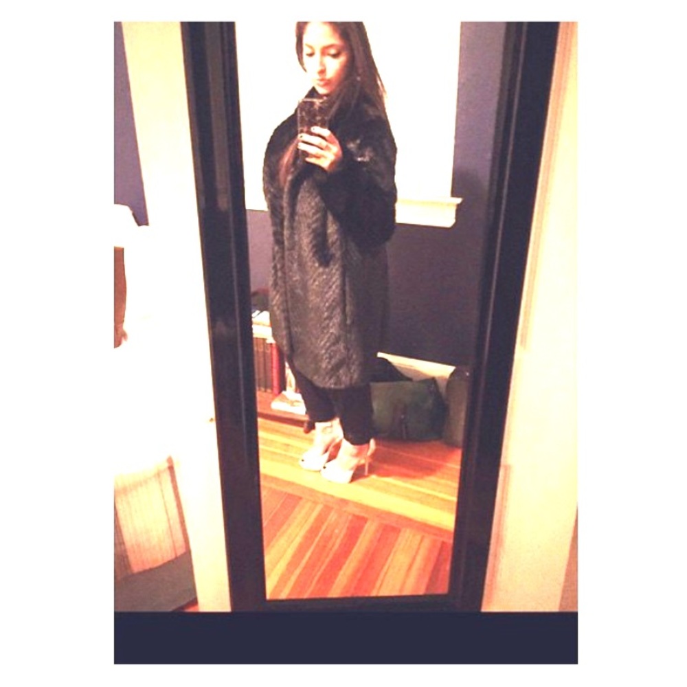 Ellen Tracy Faux Fur Coat